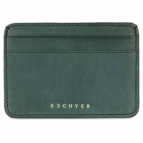 Cardholder - Green - Escuyer