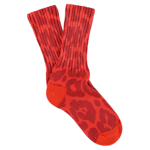 Leopard Crew Socks