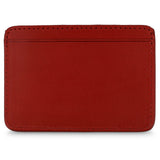 Leather Cardholder — Red