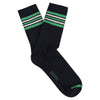 5 Stripes Socks - Blue / Bright Green / Ecru