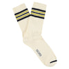5 Stripes Socks - Ecru / Blue / Yellow