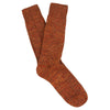 Men Melange Socks - Brick - Escuyer