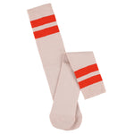 Unisex Tube Socks Pink Orange - Escuyer