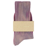 Women Tie Dye Socks - Pink / Violet