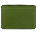 Escuyer clorofilla and lime cardholder showing two-tone colour layout — handmade in Portugal