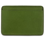 Escuyer clorofilla and lime cardholder showing two-tone colour layout — handmade in Portugal