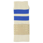 Unisex Tube Socks - Ecru / Bright Blue - Escuyer