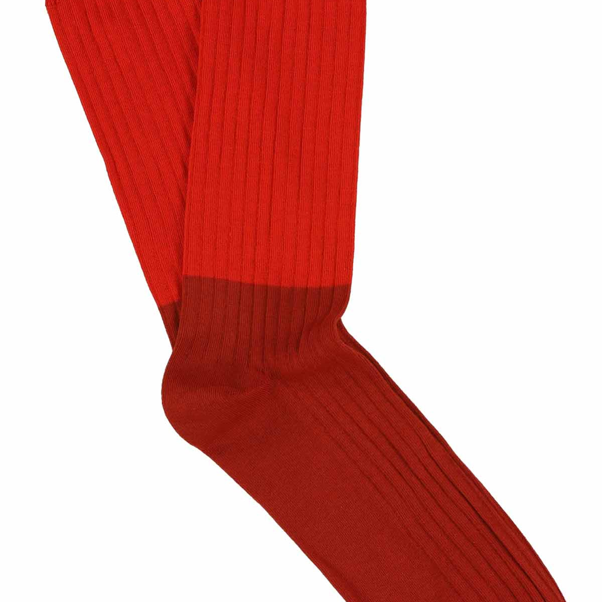 Colour Block Socks Molten Lava / Gold Flame - Escuyer