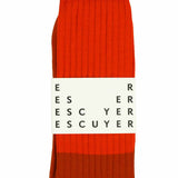 Colour Block Socks Molten Lava / Gold Flame - Escuyer