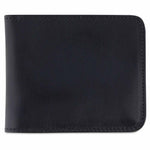 Blue and cognac leather billfold wallet by Escuyer — handmade in Portugal