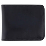 Blue and cognac leather billfold wallet by Escuyer — handmade in Portugal