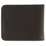 Escuyer khaki and natural billfold wallet — detail showing khaki exterior and natural interior contrast
